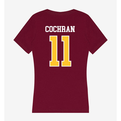 Central Michigan - NCAA Football : Dakota Cochran - Women's V-Neck T-Shirt-1