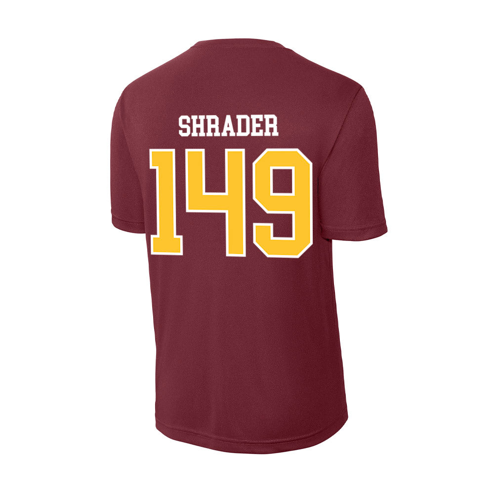 Central Michigan - NCAA Wrestling : Mason Shrader - Activewear T-Shirt-1