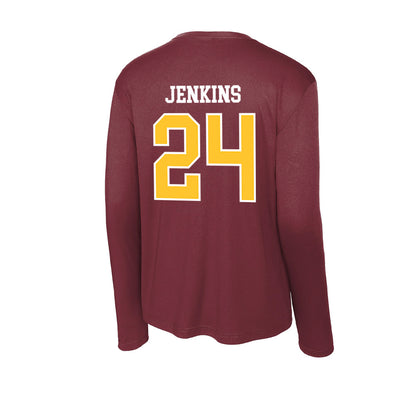 Central Michigan - NCAA Football : Mekhi Jenkins - Activewear Long Sleeve T-Shirt-1