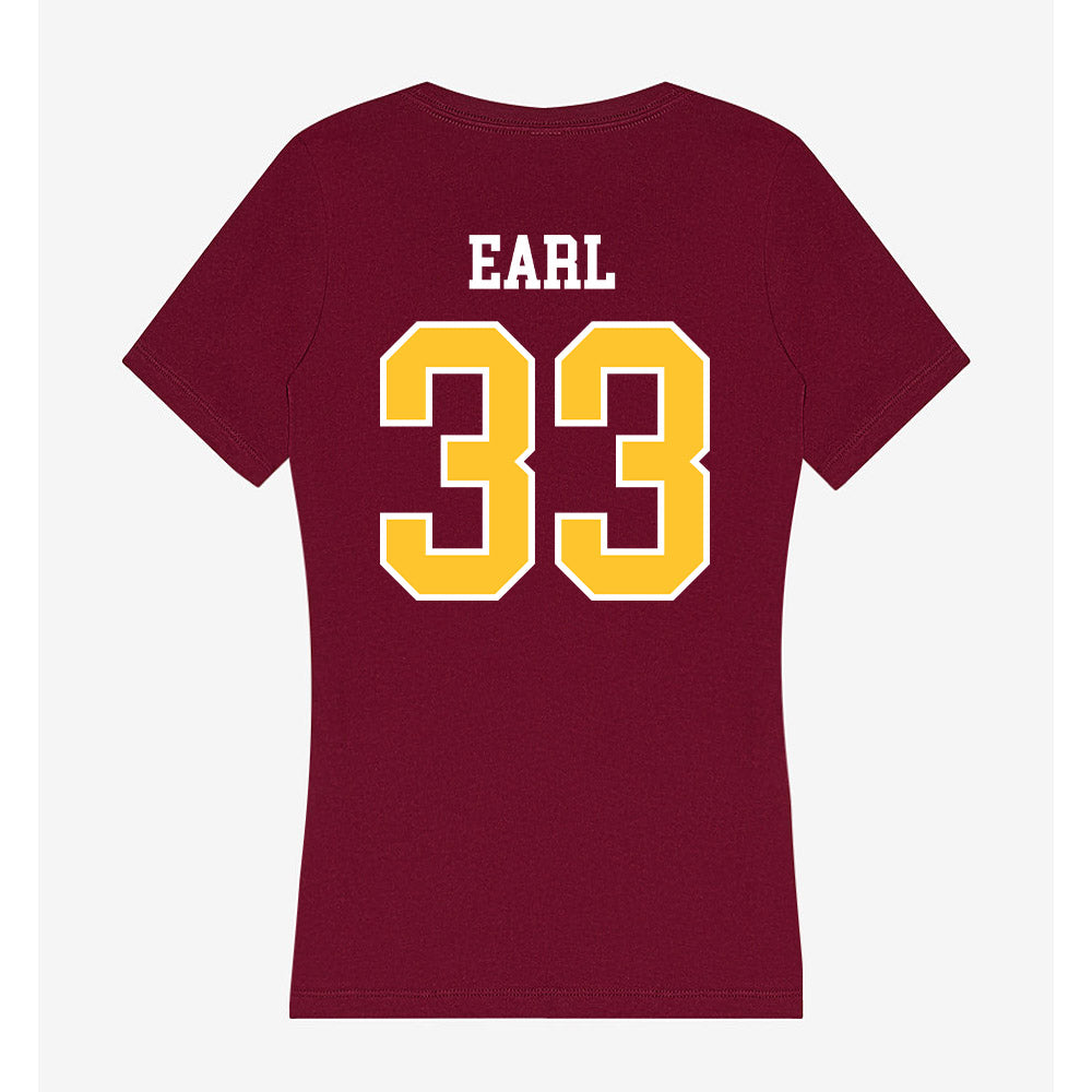 Central Michigan - NCAA Football : Victor Earl - Women's V-Neck T-Shirt-1