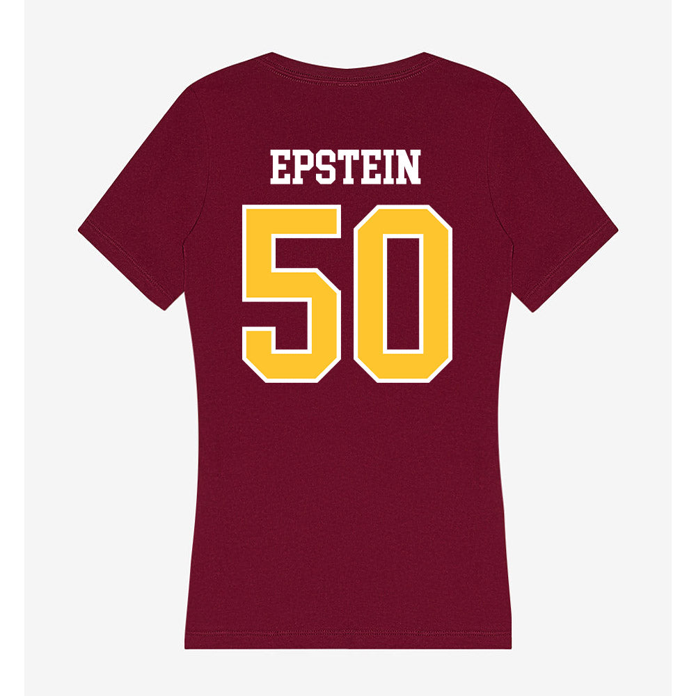 Central Michigan - NCAA Football : Lincoln Epstein - Women's V-Neck T-Shirt-1