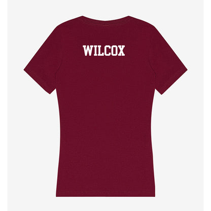 Central Michigan - NCAA Women's Track & Field : Kendell Wilcox - Women's V-Neck T-Shirt-1