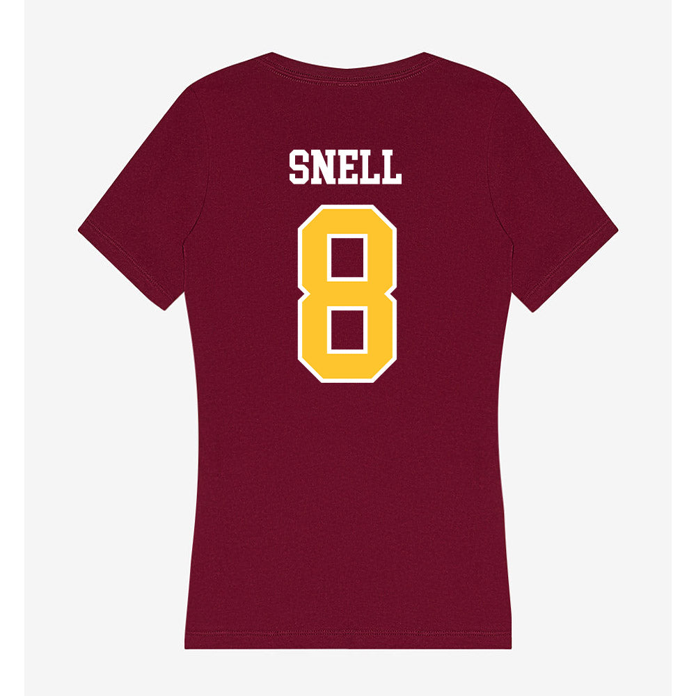Central Michigan - NCAA Football : Aakeem Snell - Women's V-Neck T-Shirt-1