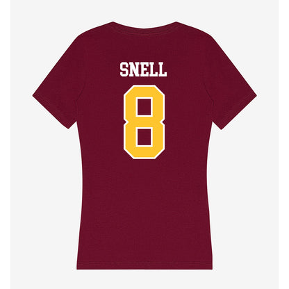 Central Michigan - NCAA Football : Aakeem Snell - Women's V-Neck T-Shirt-1
