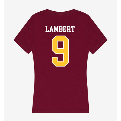 Central Michigan - NCAA Softball : Charlie Lambert - Women's V-Neck T-Shirt-1
