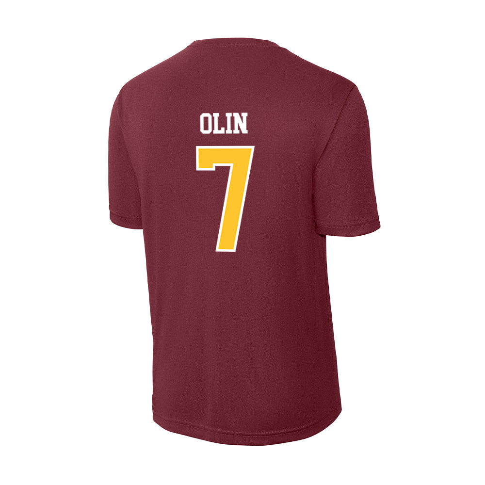 Central Michigan - NCAA Women's Volleyball : Abby Olin - Activewear T-Shirt-1