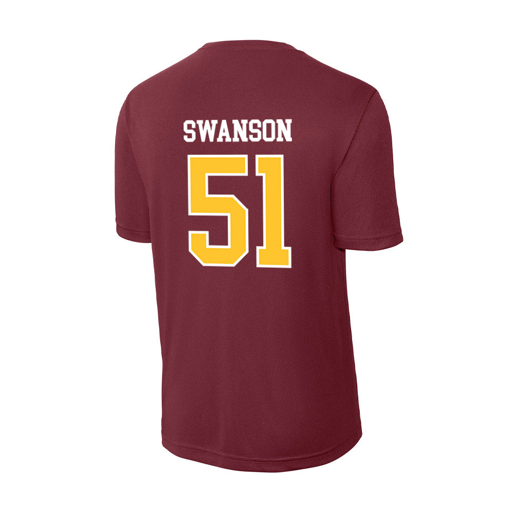 Central Michigan - NCAA Football : Landon Swanson - Activewear T-Shirt-1
