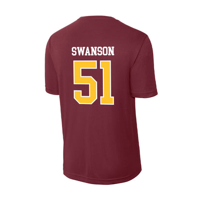 Central Michigan - NCAA Football : Landon Swanson - Activewear T-Shirt-1