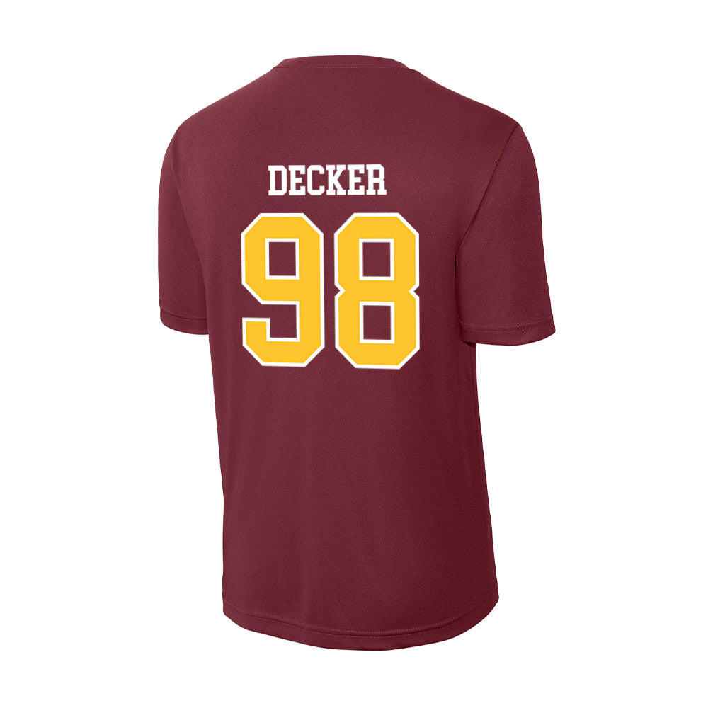 Central Michigan - NCAA Football : Jonathan Decker - Activewear T-Shirt-1