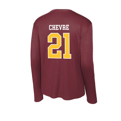 Central Michigan - NCAA Women's Basketball : Zareia Chevre - Activewear Long Sleeve T-Shirt-1