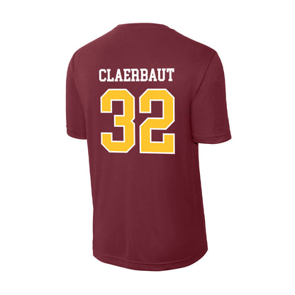 Central Michigan - NCAA Men's Basketball : Nathan Claerbaut - Activewear T-Shirt-1