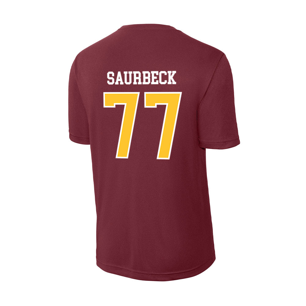 Central Michigan - NCAA Football : Jacob Saurbeck - Activewear T-Shirt-1