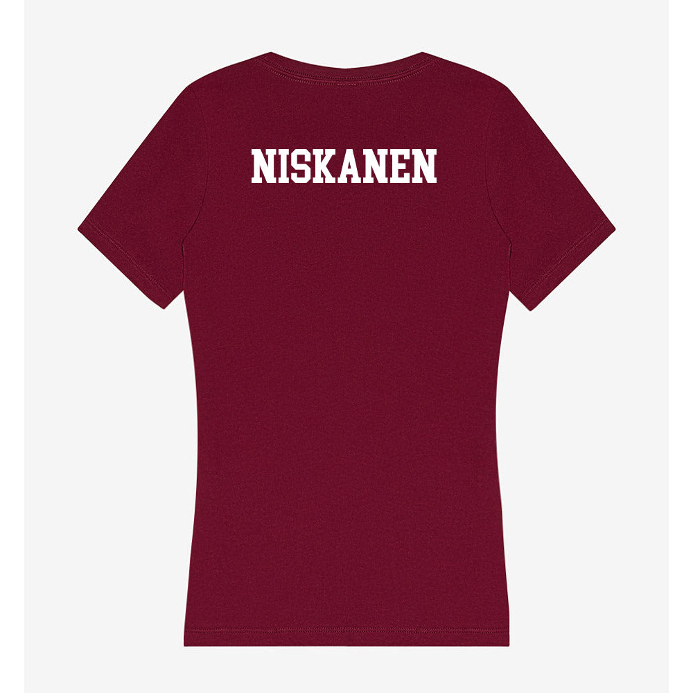 Central Michigan - NCAA Women's Golf : Rachel Niskanen - Women's V-Neck T-Shirt-1