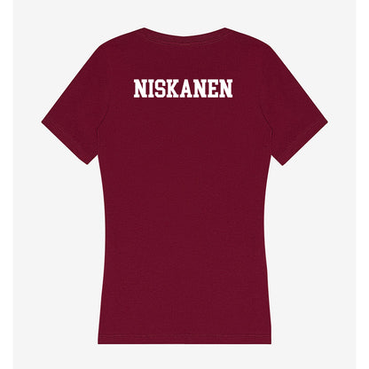Central Michigan - NCAA Women's Golf : Rachel Niskanen - Women's V-Neck T-Shirt-1