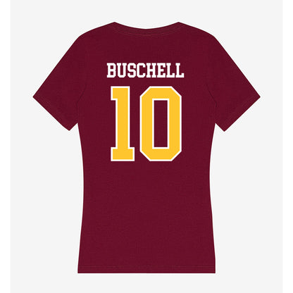 Central Michigan - NCAA Women's Basketball : Rylan Buschell - Women's V-Neck T-Shirt-1