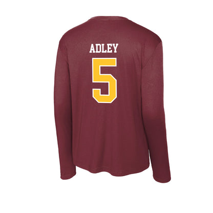 Central Michigan - NCAA Men's Basketball : Tamario Adley - Activewear Long Sleeve T-Shirt-1