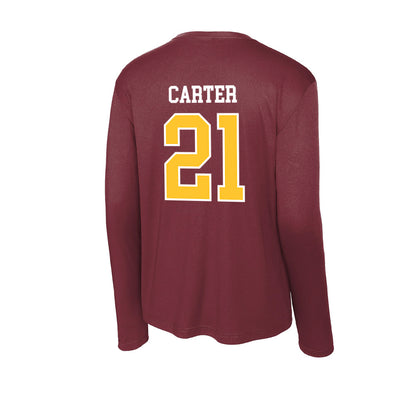 Central Michigan - NCAA Softball : Alexa Carter - Activewear Long Sleeve T-Shirt-1