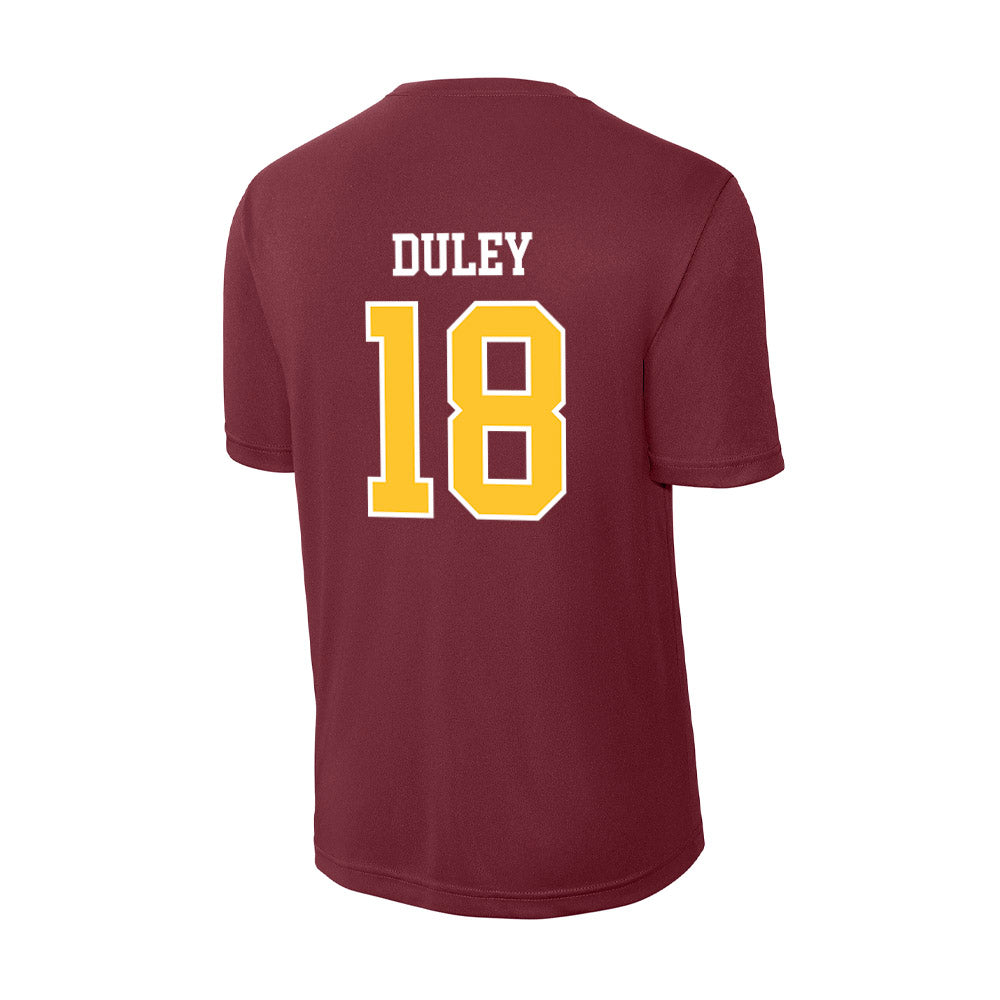 Central Michigan - NCAA Football : Declan Duley - Activewear T-Shirt-1
