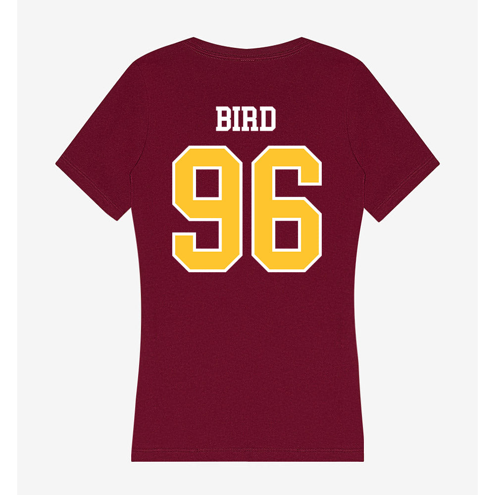 Central Michigan - NCAA Football : Quavion Bird - Women's V-Neck T-Shirt-1