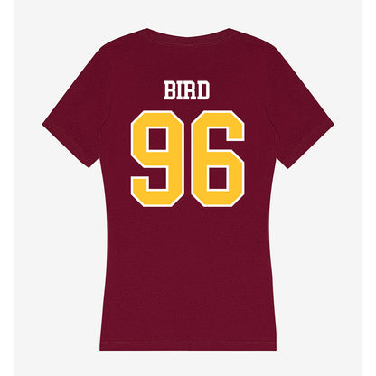 Central Michigan - NCAA Football : Quavion Bird - Women's V-Neck T-Shirt-1