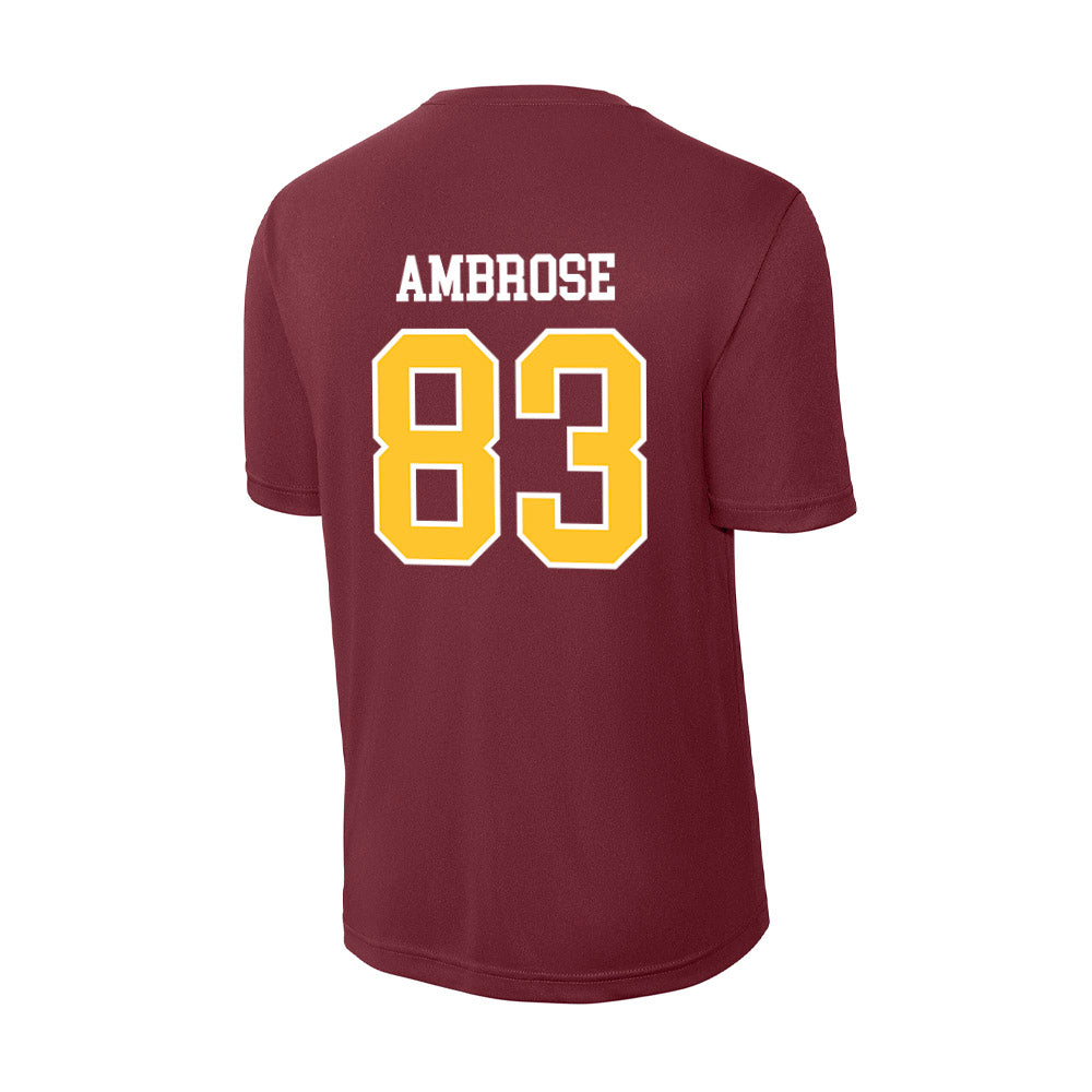 Central Michigan - NCAA Football : Travis Ambrose - Activewear T-Shirt-1