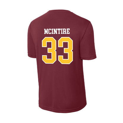 Central Michigan - NCAA Men's Basketball : Logan Mcintire - Activewear T-Shirt-1