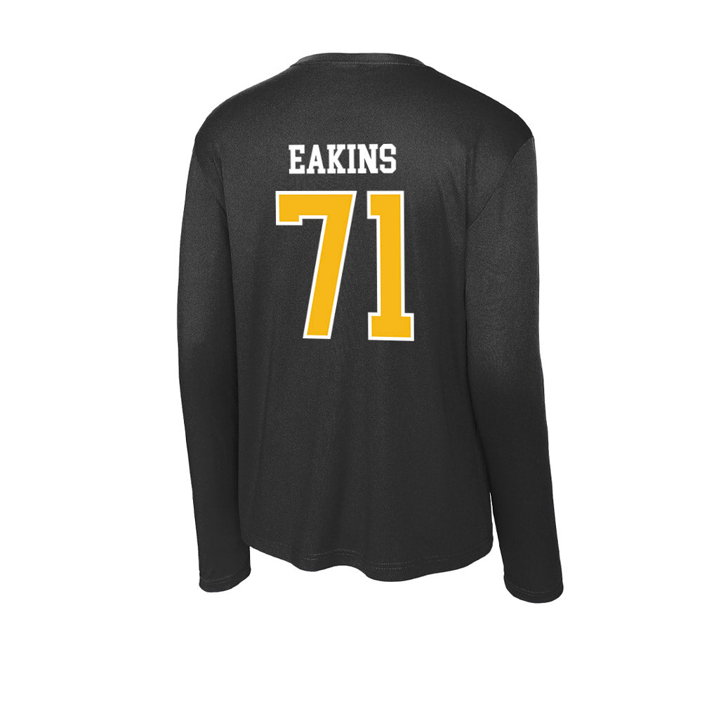Northern Arizona - NCAA Football : Steven Eakins - Activewear Long Sleeve T-Shirt-1