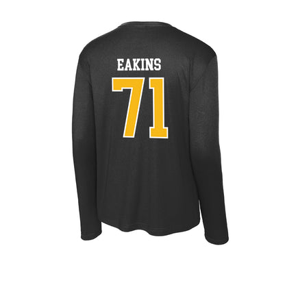 Northern Arizona - NCAA Football : Steven Eakins - Activewear Long Sleeve T-Shirt-1