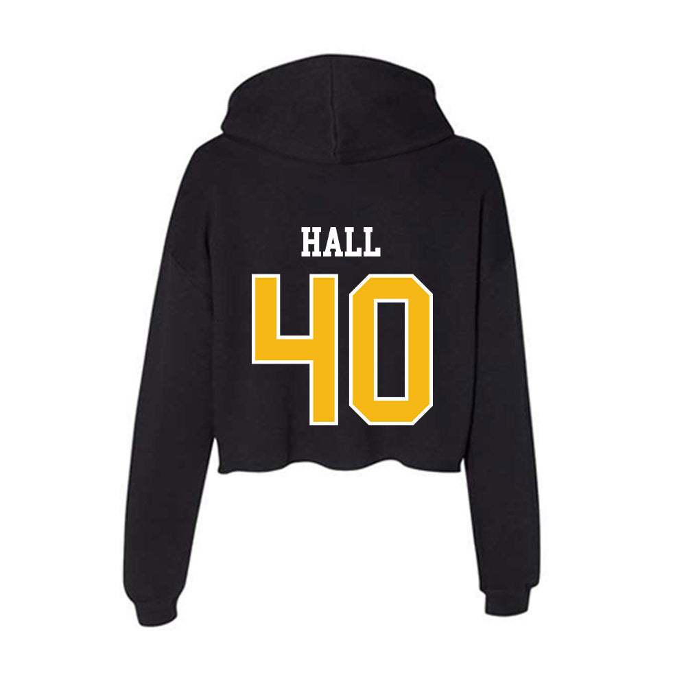 Northern Arizona - NCAA Football : Cory Hall - Women's Crop Fleece Hoodie-1