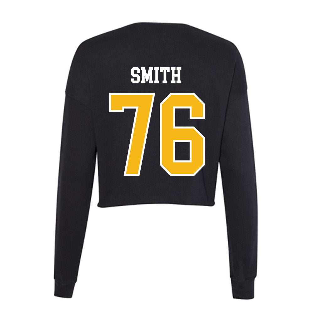Northern Arizona - NCAA Football : Seth Smith - Women's Cropped Crew Fleece-1