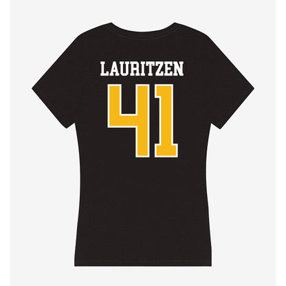 Northern Arizona - NCAA Football : Blake Lauritzen - Women's V-Neck T-Shirt-1