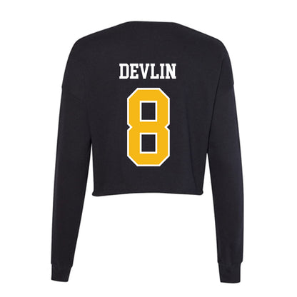 Northern Arizona - NCAA Women's Volleyball : Peyton Devlin - Women's Cropped Crew Fleece-1