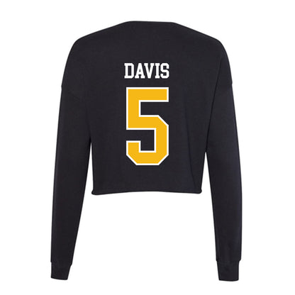Northern Arizona - NCAA Women's Volleyball : Taryn Davis - Women's Cropped Crew Fleece-1