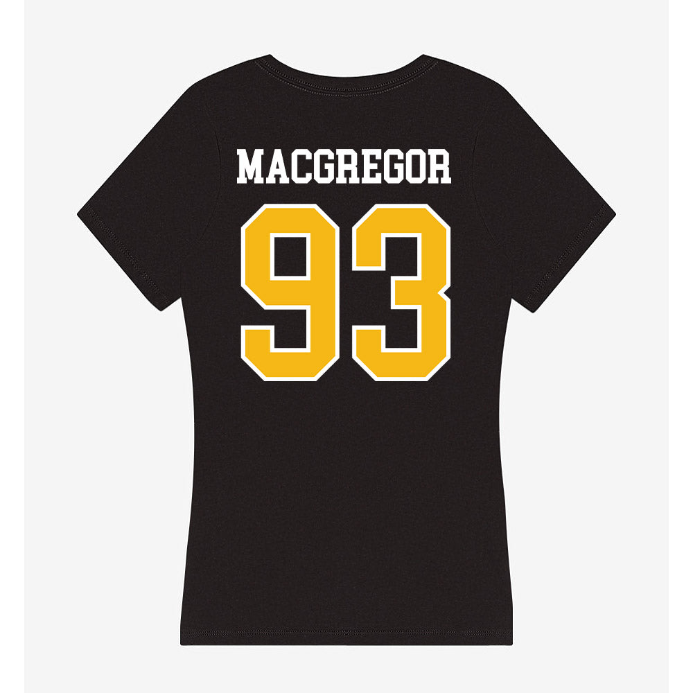 Northern Arizona - NCAA Football : Logan MacGregor - Women's V-Neck T-Shirt-1