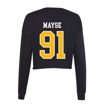 Northern Arizona - NCAA Football : Cole Mayse - Women's Cropped Crew Fleece-1
