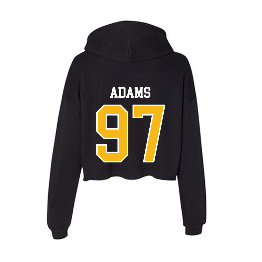 Northern Arizona - NCAA Football : Marcus Adams - Women's Crop Fleece Hoodie-1