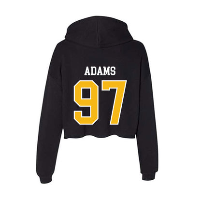 Northern Arizona - NCAA Football : Marcus Adams - Women's Crop Fleece Hoodie-1