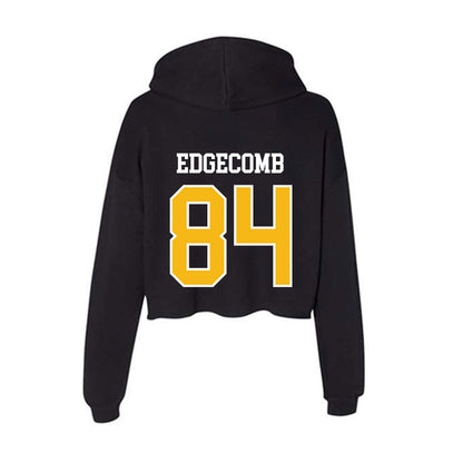 Northern Arizona - NCAA Football : Luke Edgecomb - Women's Crop Fleece Hoodie-1