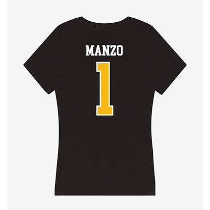 Northern Arizona - NCAA Women's Soccer : Natalie Manzo - Women's V-Neck T-Shirt-1