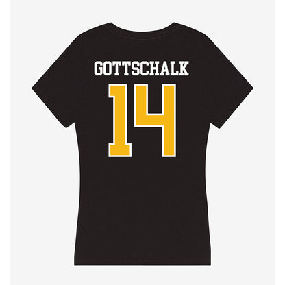 Northern Arizona - NCAA Women's Volleyball : Avery Gottschalk - Women's V-Neck T-Shirt-1