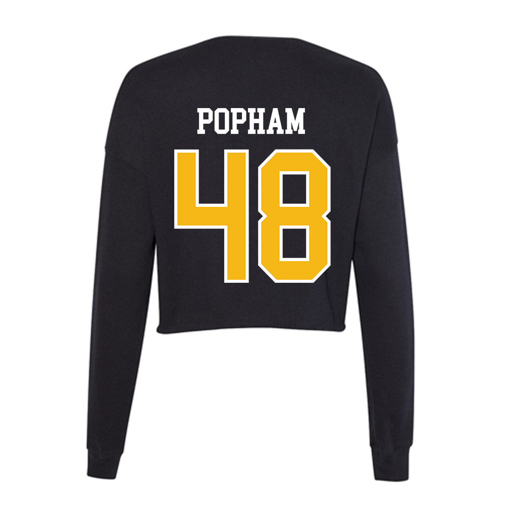 Northern Arizona - NCAA Football : Quinlan Popham - Women's Cropped Crew Fleece-1
