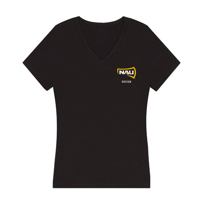 Northern Arizona - NCAA Women's Soccer : Mads Loucks - Women's V-Neck T-Shirt-0