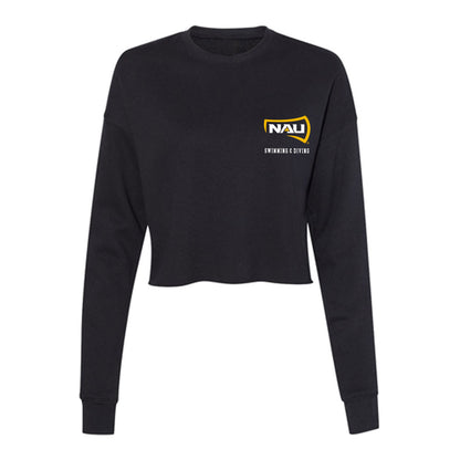 Northern Arizona - NCAA Women's Swimming & Diving : Bena Koehn - Women's Cropped Crew Fleece-0