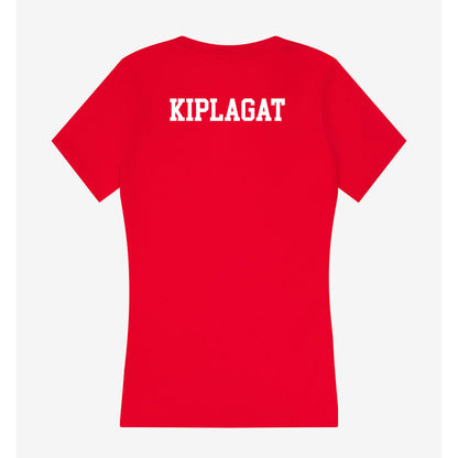 New Mexico - NCAA Men's Cross Country : Evans Kiplagat - Women's V-Neck T-Shirt-1