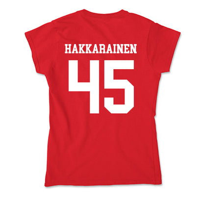 New Mexico - NCAA Women's Basketball : Lilli Hakkarainen - Soft Style Women’s T-Shirt-1