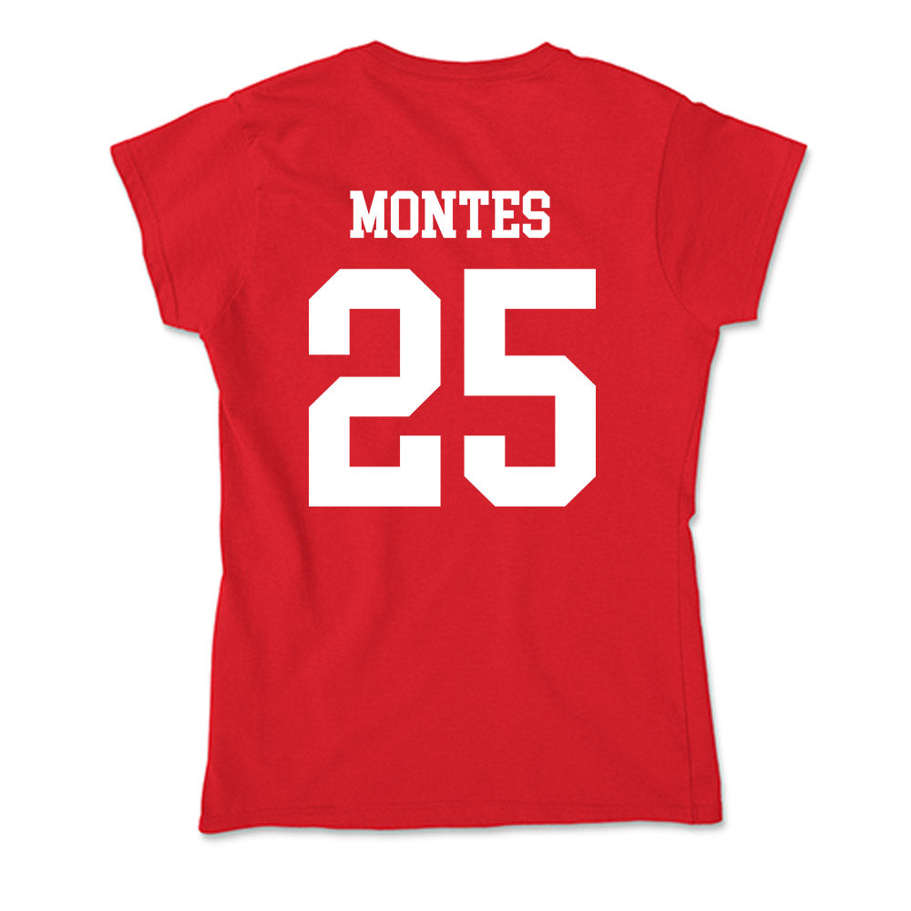 New Mexico - NCAA Softball : Mia Montes - Soft Style Women’s T-Shirt-1