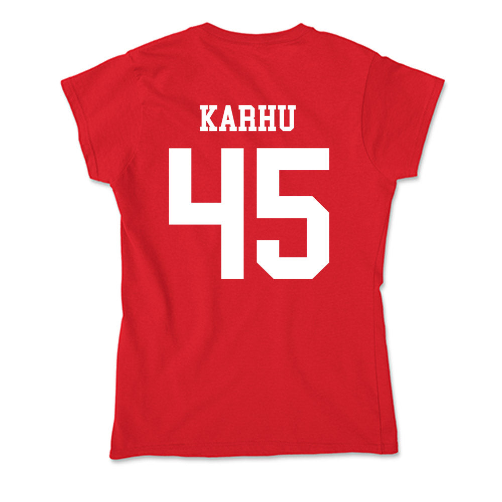 New Mexico - NCAA Football : Brett Karhu - Soft Style Women’s T-Shirt-1