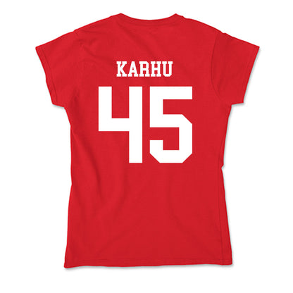 New Mexico - NCAA Football : Brett Karhu - Soft Style Women’s T-Shirt-1