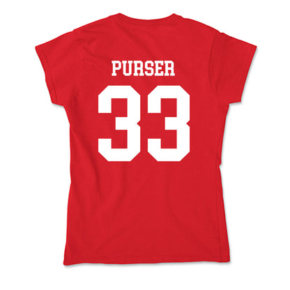 New Mexico - NCAA Baseball : Daxton Purser - Soft Style Women’s T-Shirt-1