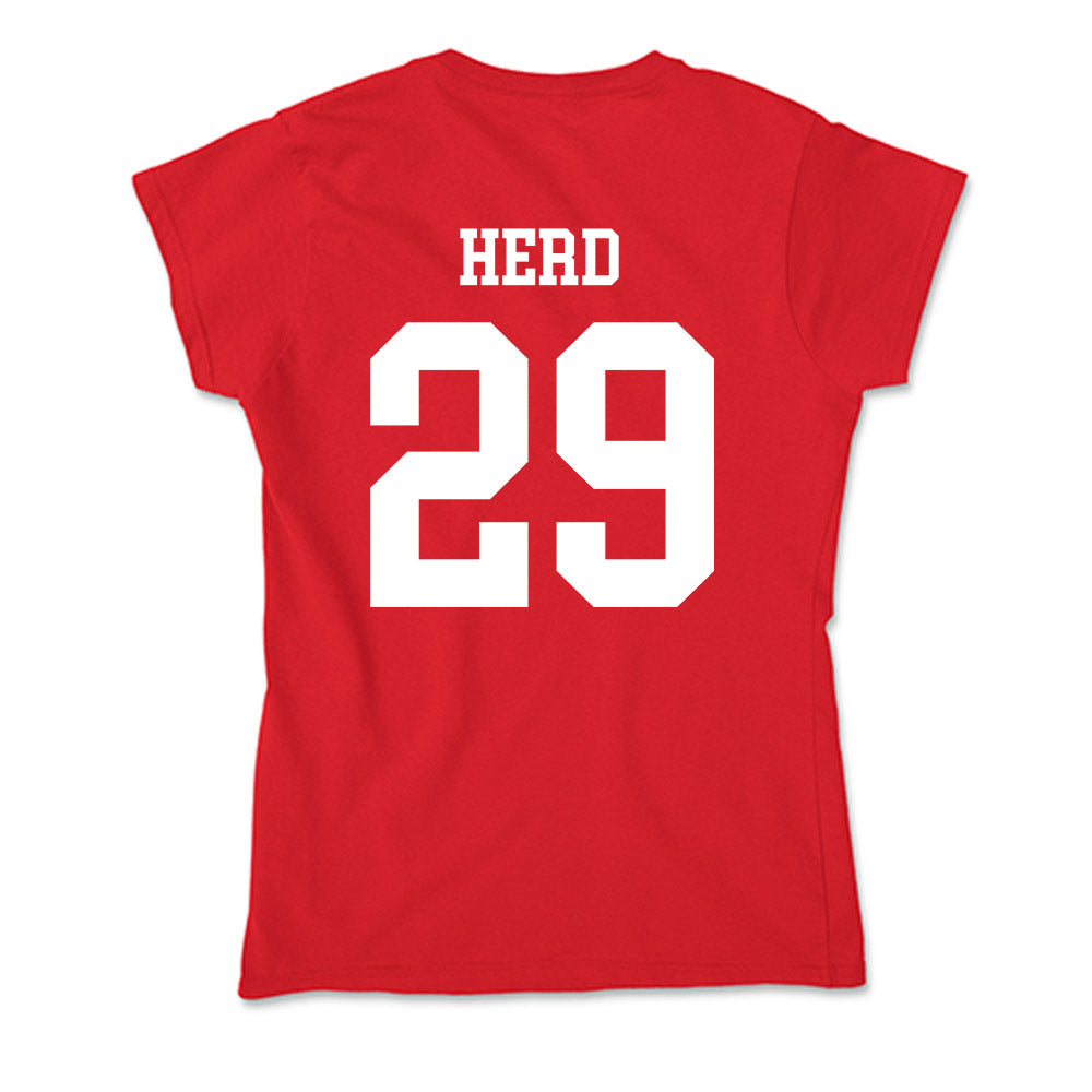 New Mexico - NCAA Baseball : Caleb Herd - Soft Style Women’s T-Shirt-1